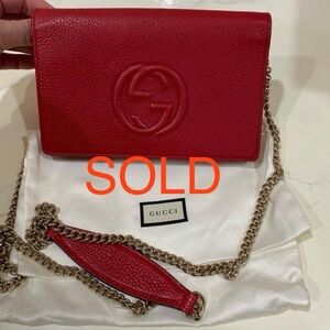 Authentic Gucci Interlocking G Soho